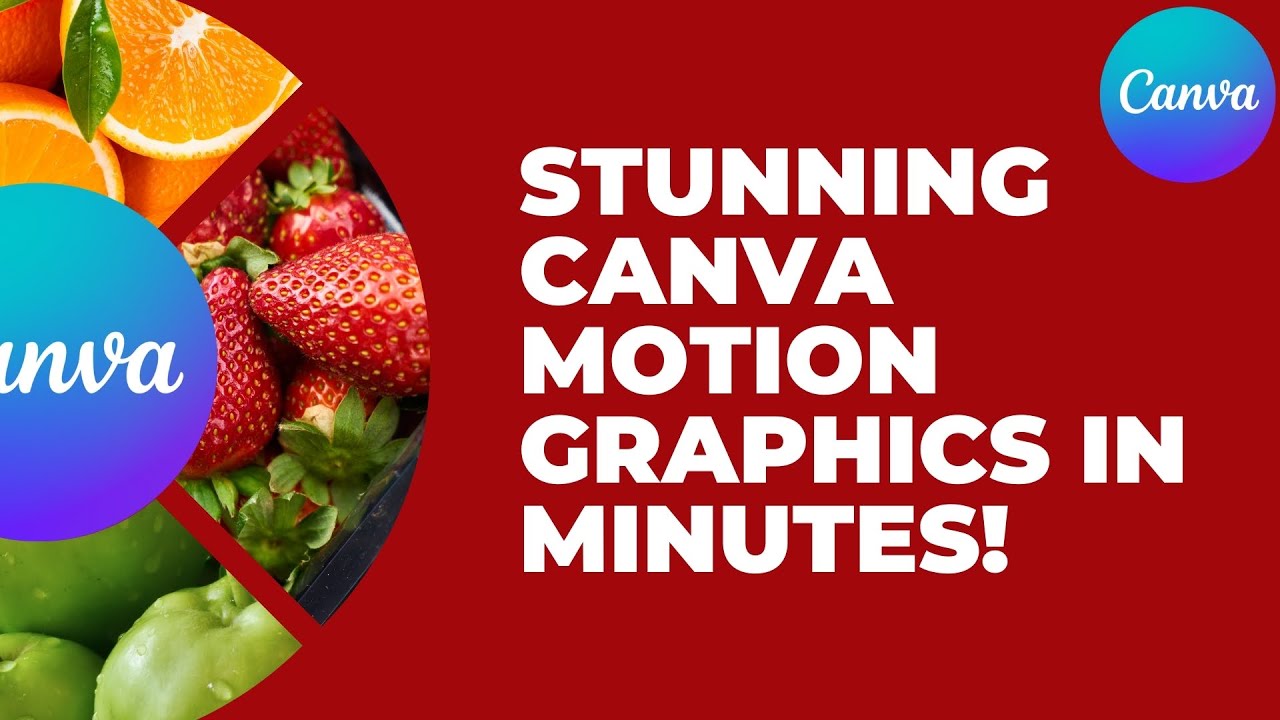 Canva Animation Tutorial | Easy Motion Graphics for Beginners - YouTube