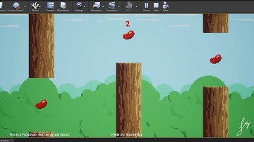 Flappy Bird Game-play | Unreal Engine