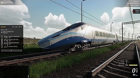 Simrail - How to start the Pendolino EIP ED250 Passenger Train