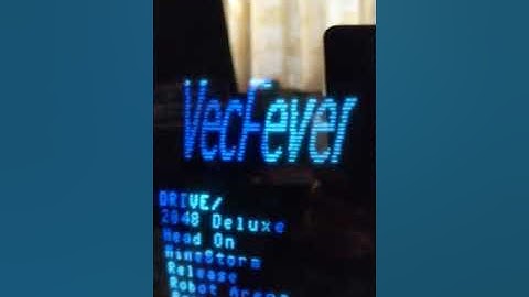 Vectrex Dynamic overlay simulation and concept
