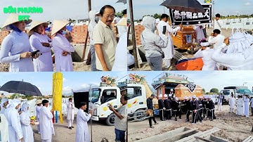 Độc Đáo Nghi Lễ Hạ Huyệt Cố ĐH Trần Khánh Họ Đạo Ninh Sơn Tòa Thánh Tây Ninh 