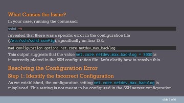Resolving the ssh does not start, bad configuration option Error on Your Raspberry Pi