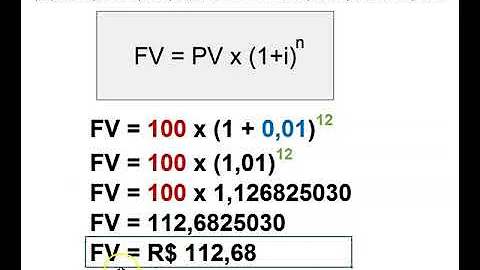 Como calcular o VP e VF?