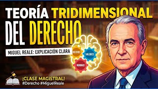 ¡Desvela el SECRETO del DERECHO! La Teoría TRIDIMENSIONAL de Miguel Reale Explicada PASO a PASO