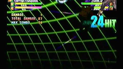 MvC2: Charlie 100% Sequences (using Iron Man AAA)