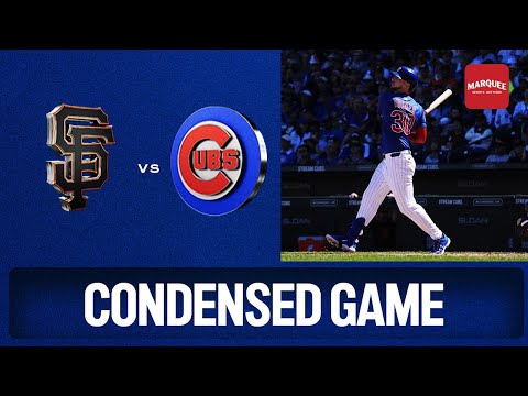Condensed game: Cubs lead slips away late in loss to Giants