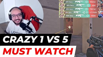 SEN Sacy Crazy 1 VS 5 | SEN SACY ACE