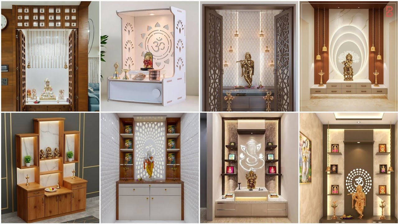 💫Beautiful Pooja Room Designs🍃🪄 |Small Puja Room Ideas for Home | Latest Puja Mandir Design Ideas
