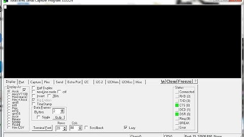 RealTerm Serial TCP Terminal V3.0.0.29 Latest Version with link to Download