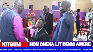 HON: ONEKALIT DENIS AMERE WITNESSED COMMISSIONING OF NEW CHURCH LEADERS AT DIVINE WATER MINISTRIES