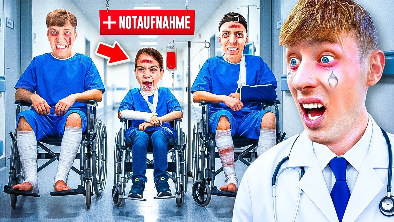 ALLE meine YouTuber Freunde liegen nach UNFALL im Krankenhaus! 😱