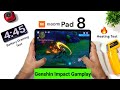 Xiaomi Pad 8 Genshin Impact Heating Test Review 🔥🔥🚀🚀 #xiaomipad8