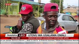 Wakazi wa Emali walalamikia kuongozeka kwa utovu wa Usalama