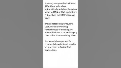 @RestController annotation in spring boot