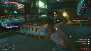 Cyberpunk 2077 Funny Enemy death
