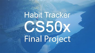 CS50 Final Project - Habit Tracker - React + Material UI + Firebase