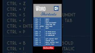 MS Word shortcuts#computer #school #basic #wordshortcutkeys #trendingshorts #viral