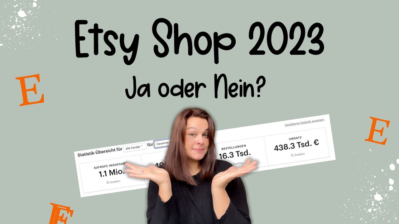 Lohnt Es Sich Auf Etsy Zu Verkaufen Lohnt sich ein Etsy Shop 2023? - YouTube