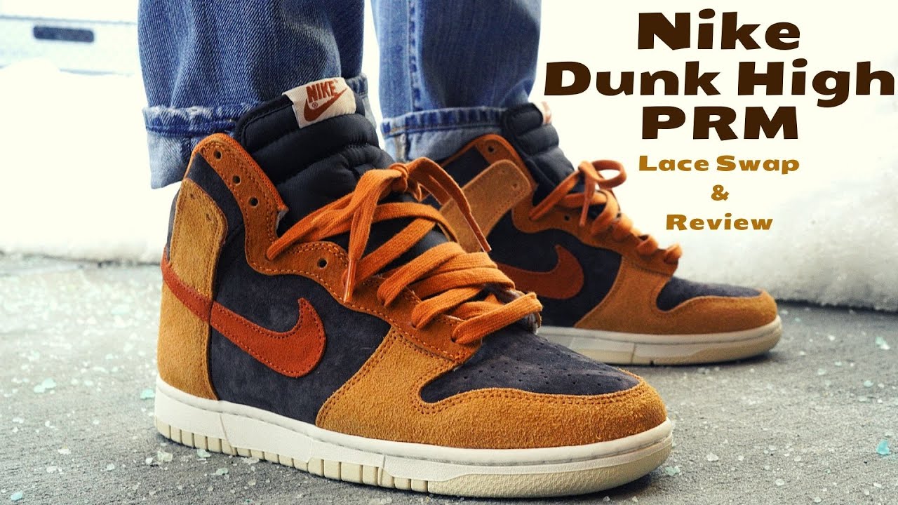 These Are DIFFERENT! Nike Dunk High PRM Dark Russet/Dark Curry ...