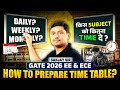 GATE 2026 ECE &amp; EE | How to Prepare Subject Wise Time Table ? | 7 Months Strategy for Good Rank