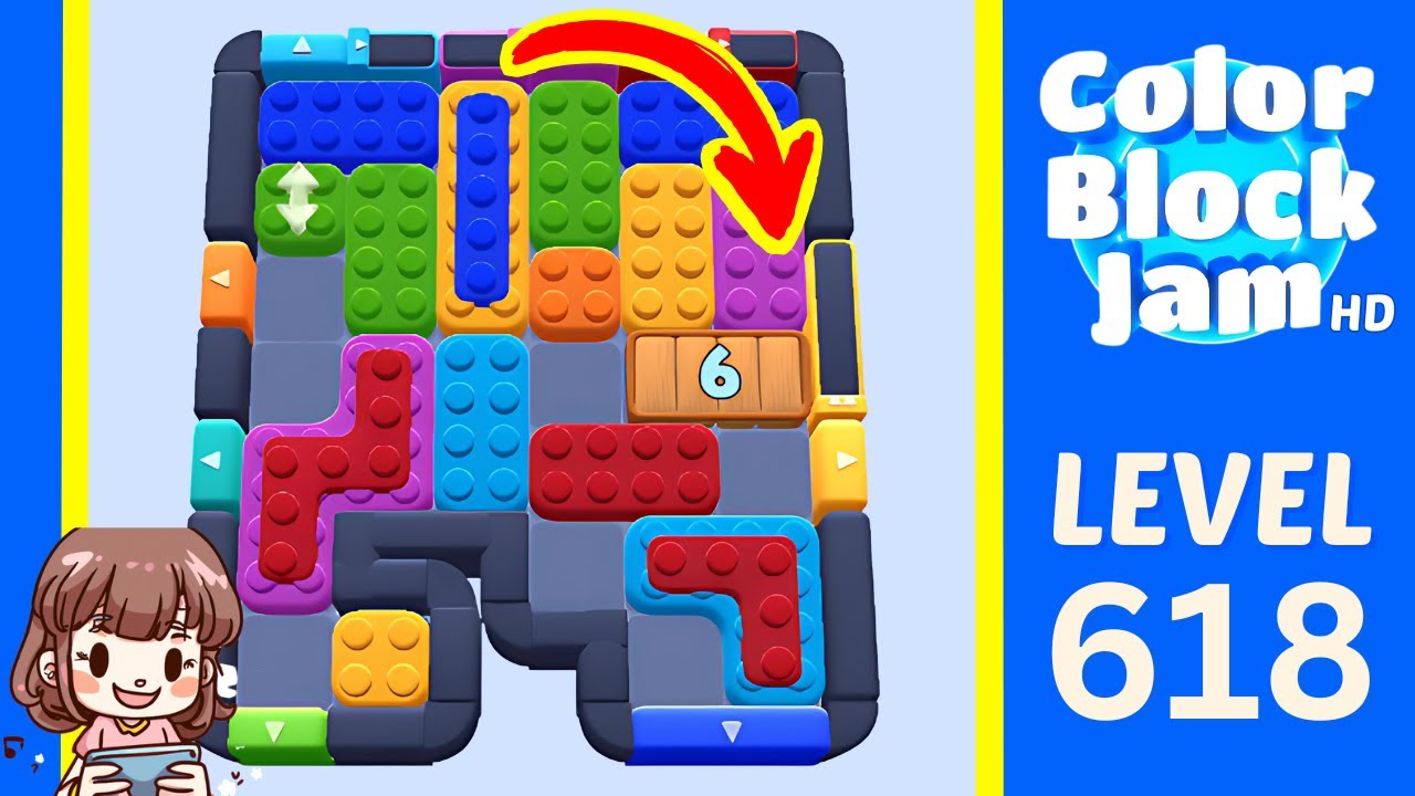 Color Block Jam Level 618 Solution Walkthrough - YouTube