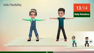 kids gymnastics strength flexibility 20 min