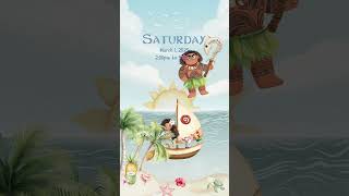Moana Birthday Party Invitation,animated Video Invitation,Luau Birthday,Tropical Birthday Invitation