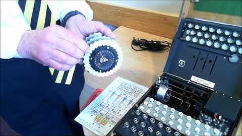 Enigma Machine Demo by Dr Mark Baldwin