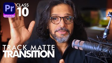 Track Matte Transitions in Adobe Premiere Pro  -  Advanced Class 10 - اردو / हिंदी