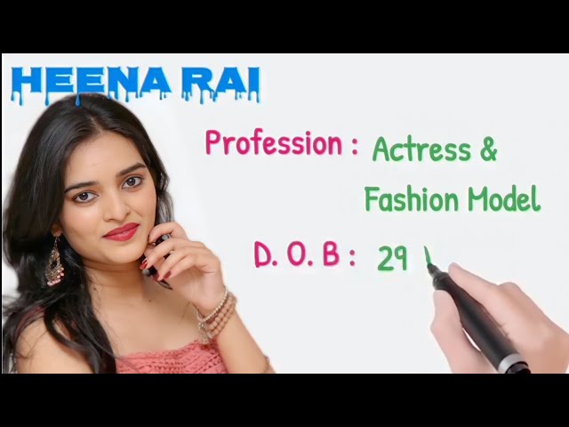 Ennenno Janmala Bandham Serial Actress Heena Rai (Malavika) Biography #Heenarai class=