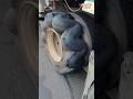 Shocking Moment! 🚗💥 Huge Tire Explodes Suddenly#shorts