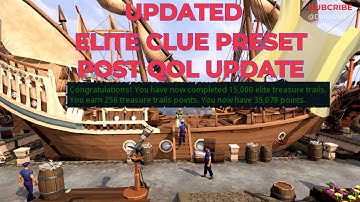 Elite clue preset guide post QOL update | Runescape 3 |