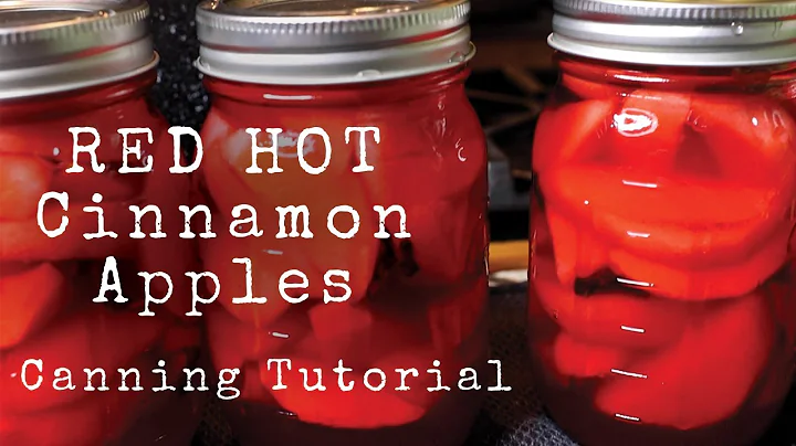 Canning Tutorial: Red Hot Cinnamon Apples: Just A Cook