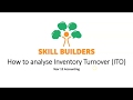 Year 12 Accounting - How to analyse Inventory Turnover (ITO) Part 1