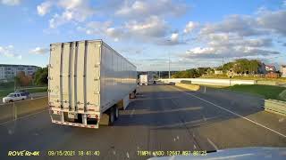 Unusual to see a Walmart truck in the middle