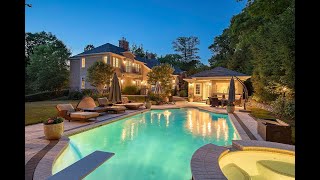 Touring a $3,890,000 Tenafly, NJ Mansion with immaculate heated saltwater pool!