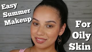 Easy Summer Makeup for Oily Skin | ChristineMUA