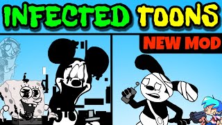 Friday Night Funkin' New VS Pibby Infected Toons Demo | Pibby x FNF Mod (Mickey Mouse, Spongebob)