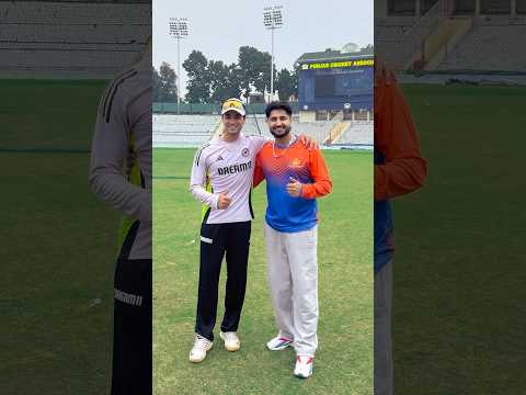 They said challenge urself .so here I am bowling to the World No.2 T20 batsman Smart move? Let’s see