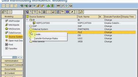 1 - Create Flat File Source System