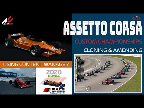 Cloning and amending any Assetto Corsa Custom Championship using Content Manager