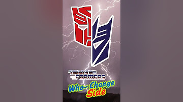 Transformers Who Change Side || Part 1 #transformers #autobots #decepticons