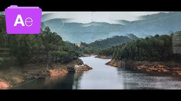 Magnifier Parallax Slideshow After Effects Project