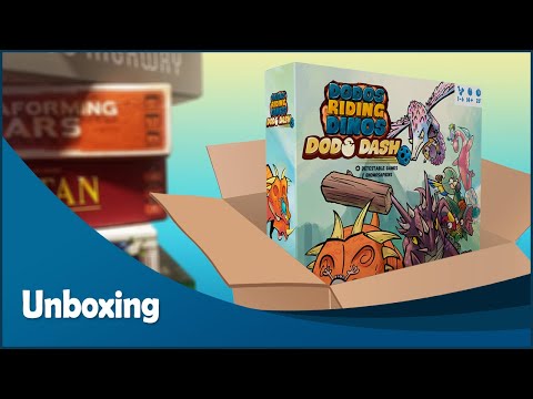 Dodos Riding Dinos reprint and new Dodo Dash expansion! by