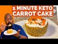 How to Make A 1 MINUTE KETO CARROT MUG CAKE