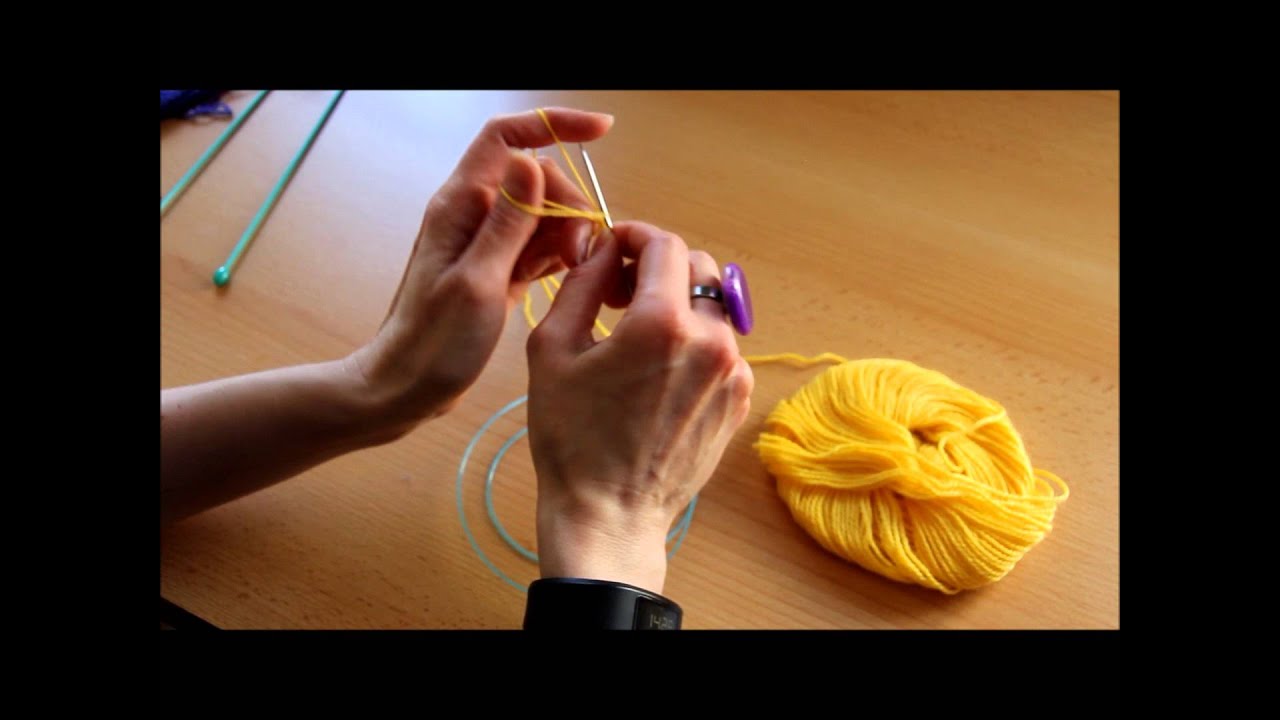 comment tricoter avec aiguilles circulaires aller retour