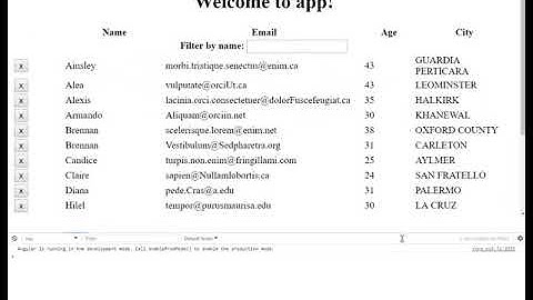 VIDEO – Rich Angular CLI tables with [angluar2-datatable]