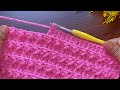 VERY SIMPLE Crochet Pattern for Beginners! MARVELOUS Crochet Stitch for Scarf, Sweater #häkelmuster