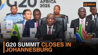G20 summit closes in Johannesburg & more updates | DD India Newshour