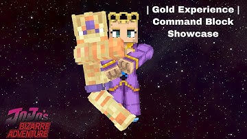 Gold Experience V2 | MCPE/MCBE Command Block Showcase |
